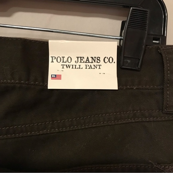 Brown Polo Jeans twill pants size 12 - Picture 9 of 9